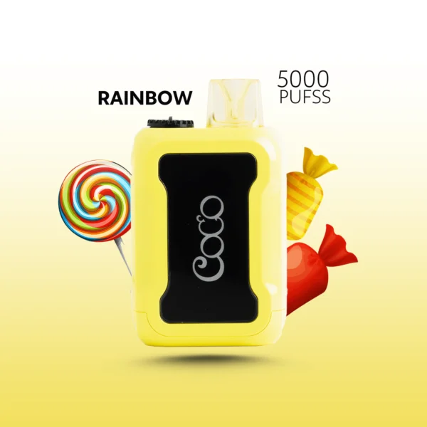 كوكو رينبو 20 نيكوتين 5000 سحبة