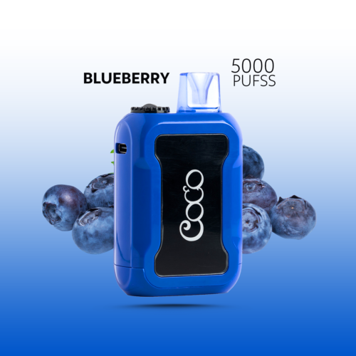 COCO DISPOSABLE BLUEBERRY 20 MG 5000 PUFF