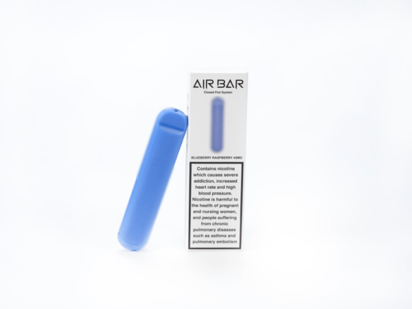 AIR BAR-DISPOSABLE BLUEBERRY-RASPBERR 45MG-500PUFFS