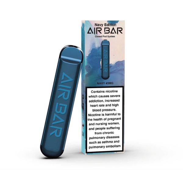 AIR BAR-DISPOSABLE NAVY-45MG-500PUFFS