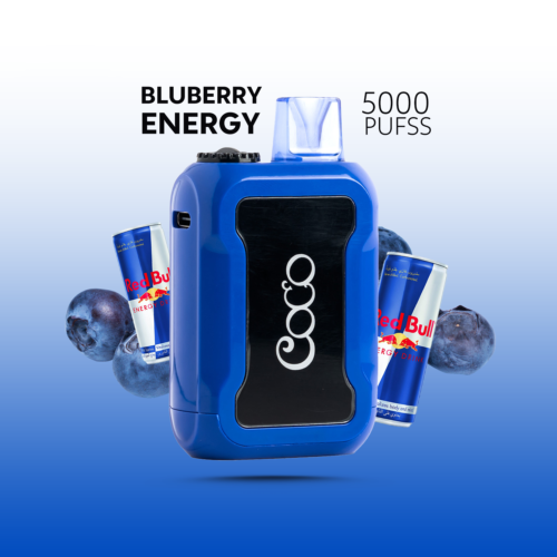 COCO BLUBERRY ENERGY 5000 PUFFS