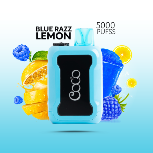 COCO 5000PUFFS BLUE RAZZ LEMON 20MG