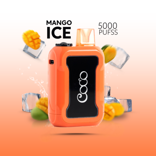 COCO DISPOSABLE MANGO ICE 20MG 5000 PUFF