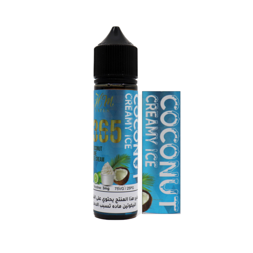 HM VAPES 365 COCONUT LIME ICE CREAM 3MG