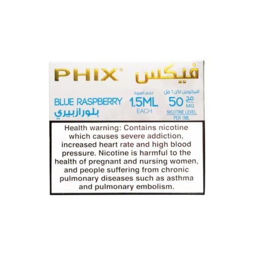 PHIX BLUE RASPBERRY 50MG 1.3ML
