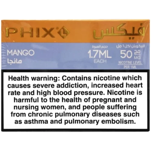 PHIX MANGO ICE 50MG 1.7ML