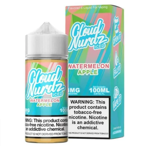 CLOUD NURDZ WATERMELON APPLE ICE 3MG 100ML