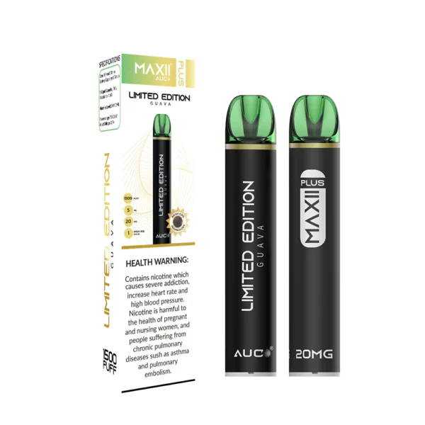 MAXII PLUS LIMITED EDITION GUAVA 20MG 1500 PUFFS