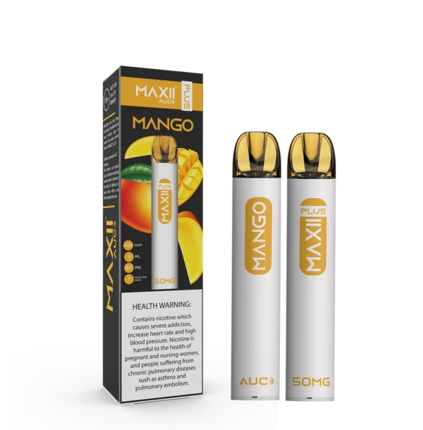 MAXII PLUS MANGO 50MG 1500PUFF