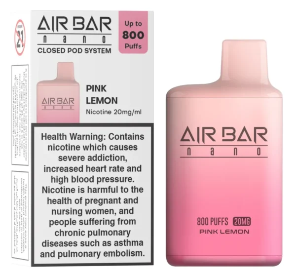 Air Bar Nano Disposable – Pink Lemon