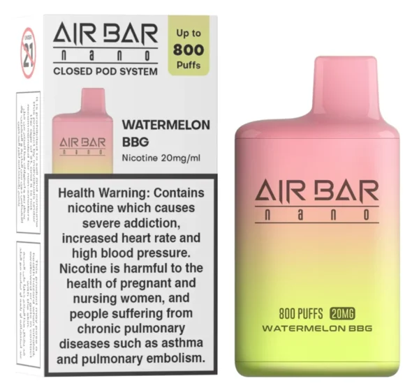 Air Bar Nano Disposable – Watermelon BBG