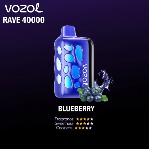 Vozol Rave 40000 Puffs Disposable Pod Kit _ Blueberry