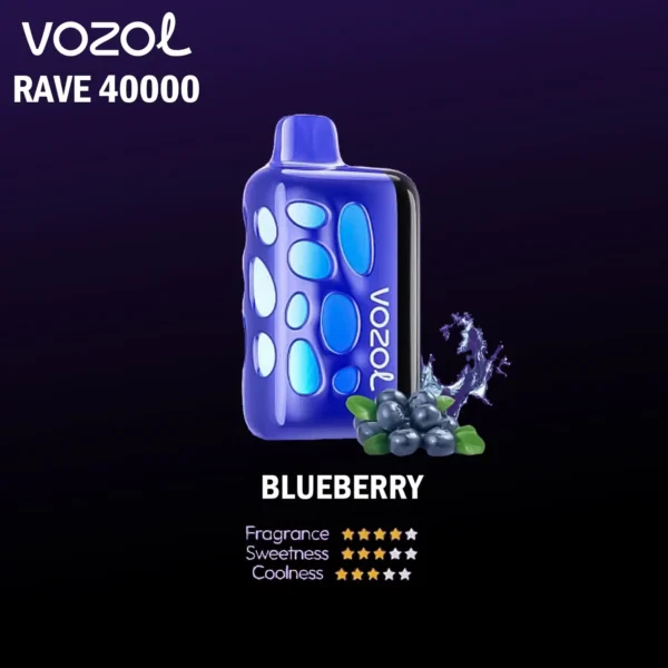 Vozol Rave 40000 Puffs Disposable Pod Kit _ Blueberry