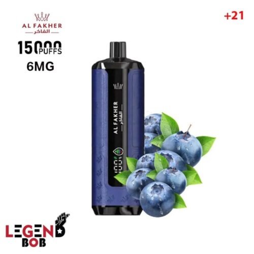 CROWN BAR AL FAKHER 15000 PUFFS HYPERMAX _ BLUEBERRY