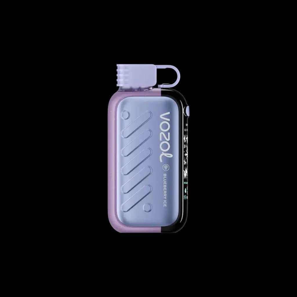Vozol Gear Ice&Sweet 50000 Puffs Disposable Kit 8 Cbd beverage vaporizer with blueberry ice flavor, portable and sleek design, perfect for discrete use.